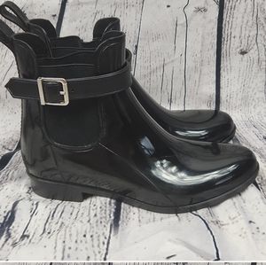 Marc Fisher Women's Black Rain Booties